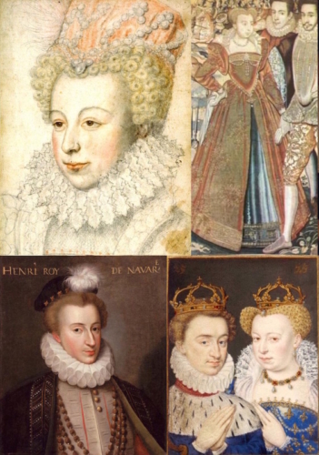 Marguerite de Valois, ditto, Henri de Navarre, Henri &amp; Marguerite