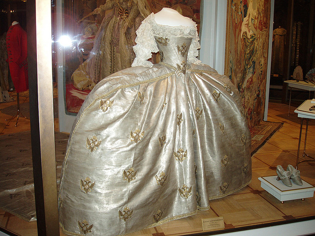 Catherine the Great coronation gown, 1762, Moscow Kremlin Museum