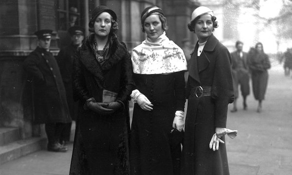 The real-life Mitford sisters: Unity, Diana, and Nancy.