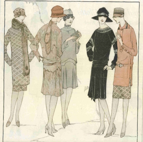1926 fashion plate - American daywear