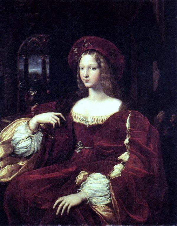 Jeanne d'Aragon by Raffaello Sanzio, c.1518
