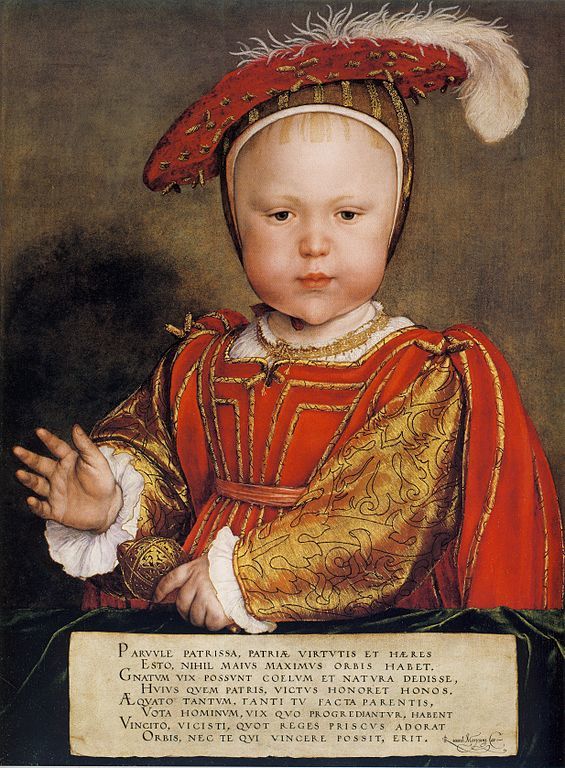 Edward VI as a Child by Hans Holbein, c. 1538, National Gallery of Art.
