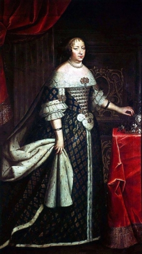 Anne d'Autriche en costume royal, after Charles Beaubrun, c. 1650, Hofburg, Innsbruck
