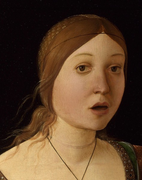 Lorenzo Costa, detail from A Concert, c. 1485-95, National Gallery