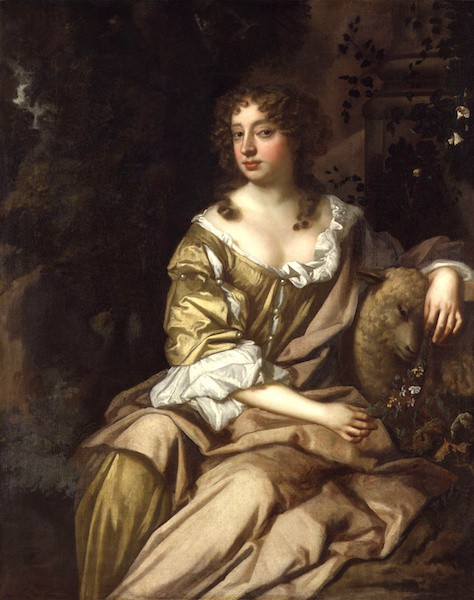Portrait of Nell Gwyn (1650-1687) by Peter Lely, c. 1675, National Portrait Gallery.