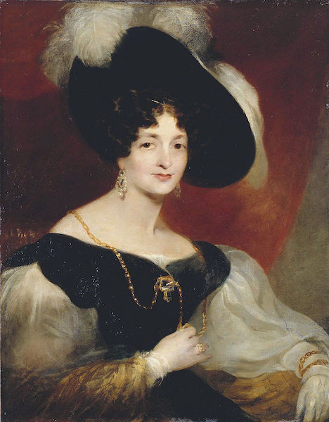 Richard Rothwell, Portrait of Victoria, Duchess of Kent, 1832, Royal Collection
