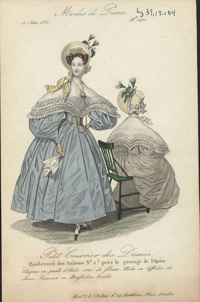 Petit Courrier des Dames, 1834.
