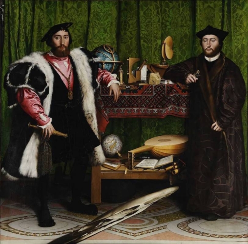 The Ambassadors by Hans Holbein the Younger, 1533, The National Gallery