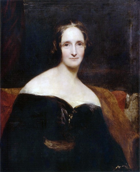 Portrait of Mary Shelley by Richard Rothwell, 1840.
