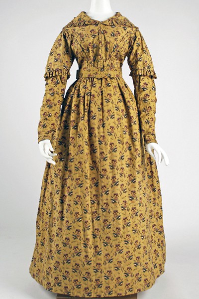 1840 British cotton dress, Metropolitan Museum of Art