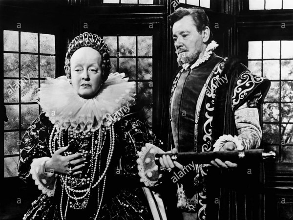 Herbert Marshall and Bette Davis in The Virgin Queen (1955)