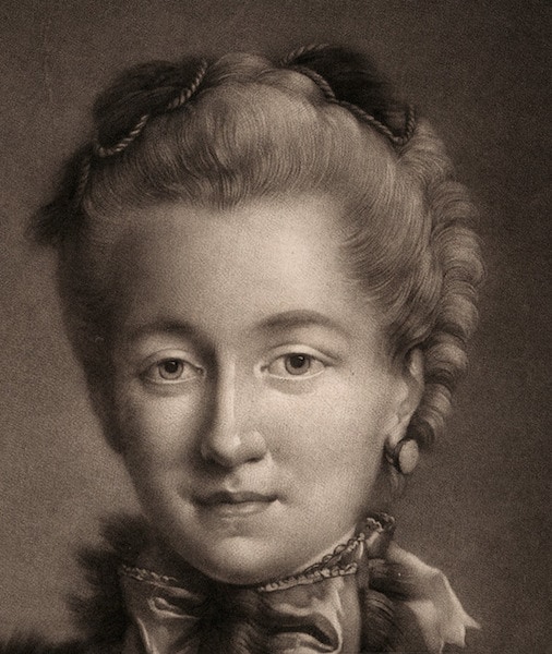 Print made by William Pether, ca 1738–1821, British, Countess Natalia Petrowna Czernichew, 1762-1767, Mezzotint on moderately thick, moderately textured, cream, laid paper, Yale Center for British Art, Paul Mellon Fund