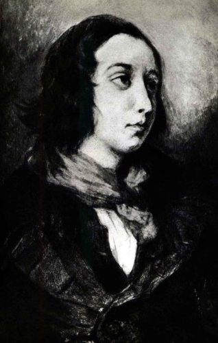George Sand, by friend and one-time lover Eugene Delacroix.