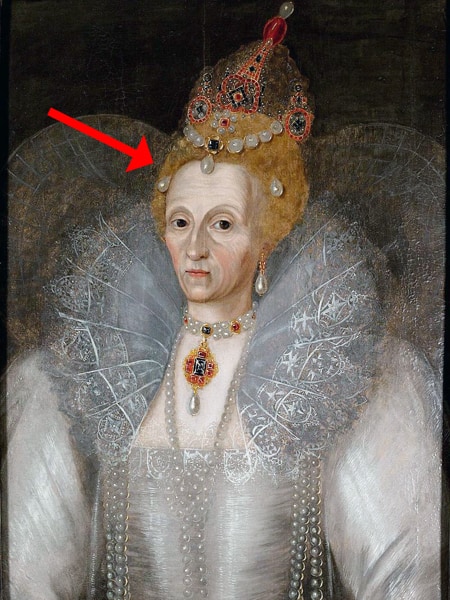 1595, Elizabeth I, by Marcus Gheeraerts the Younger