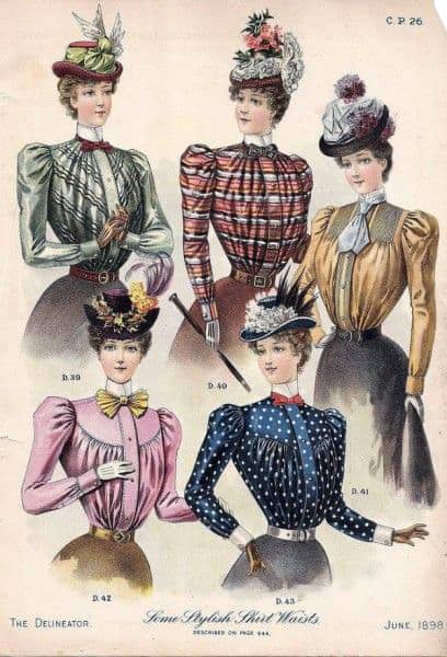 1898, Delineator fashion plate
