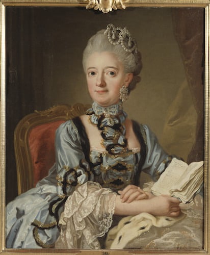 Lorens Pasch the younger, Lovisa Ulrika, 1720-1782, prinsessa av Preussen, drottning av Sverige, 1768, Nationalmuseum