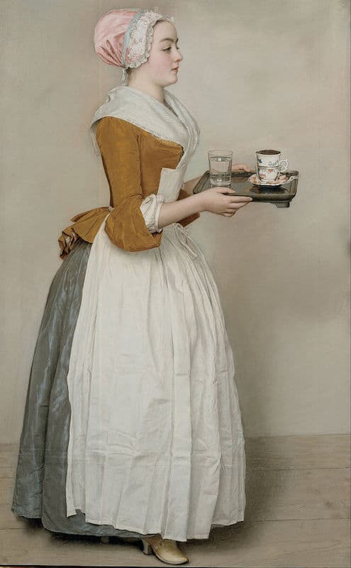Jean-Etienne Liotard, The Chocolate Girl, around 1744 - 1745, Old Masters Picture Gallery Dresden