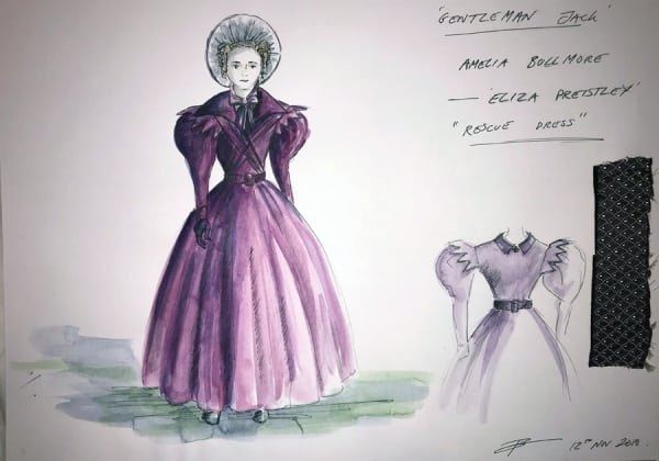 Gentleman Jack (2019) - Eliza Priestly, Rescue Dress, courtesy of Tom Pye