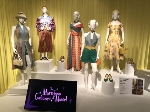 The Marvelous Mrs. Maisel costumes, FIDM exhibit 2019