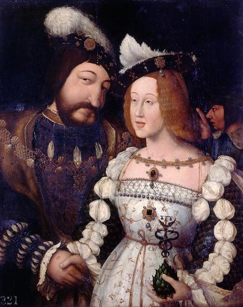 Francis I of France (1494-1547) with Eleanor of Austria, 1520-40, Royal Collection