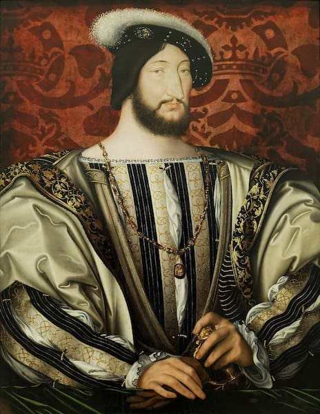 Jean Clouet, Francis I of France, 1527-30, Louvre Museum