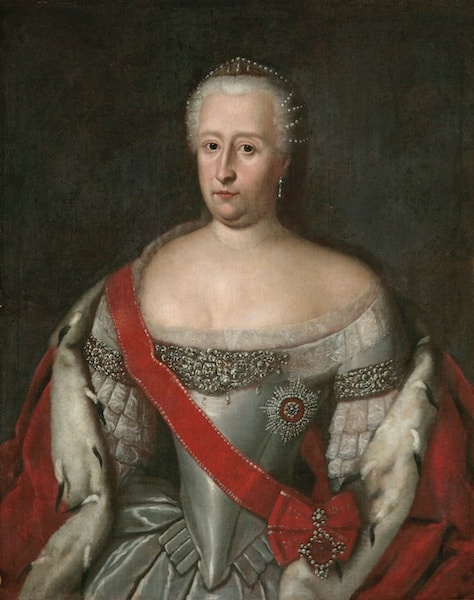 Louis Caravaque, Benigna Gottliebe von Trotta genannt Treyden (1703-1782), Duchess of Courland, 1730s, National History Museum of Latvia