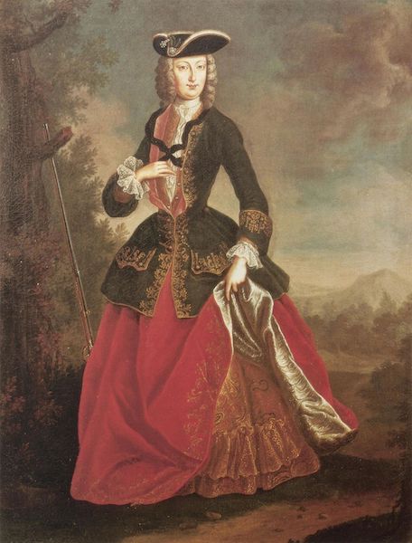 Portrait of Elisabeth Christine of Braunschweig-Wolfenbuettel (1691-1750), spouse of Holy Roman Emperor Charles VI, Schönbrunn Palace 