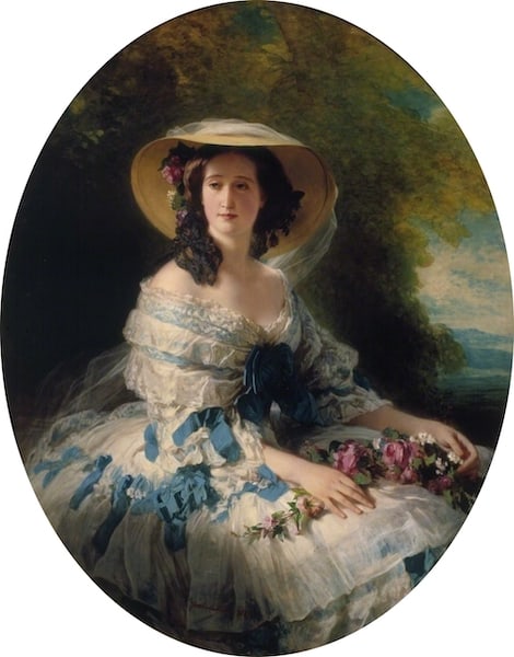 Franz Xaver Winterhalter, Eugénie of Montijo, Empress of France, 1857, Hillwood Museum
