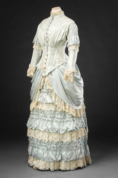 1881-1882 - gown from the John Bright Historic Costume Collection