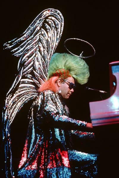 Elton John - Angel costume, circa 1998