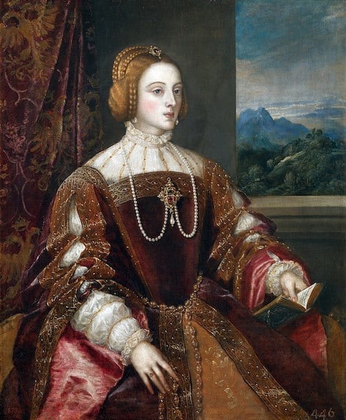 Portrait of Isabella of Portugal by Titian, 1548, Museo del Prado