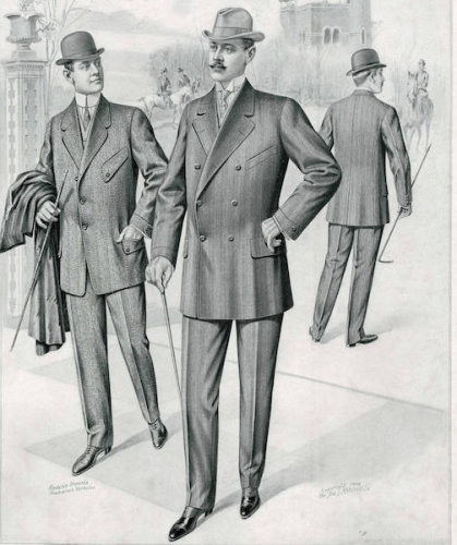 1908 American Fashions - men's daywear