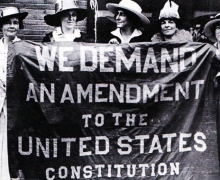 We demand an amendment to the United States Constitution - suffragists