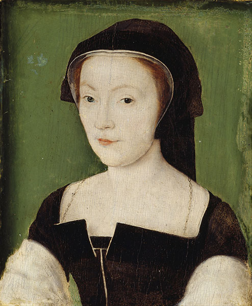 1537 - Mary of Guise, attributed to Corneille de Lyon. via Wikimedia Commons