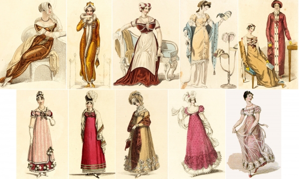 1809-1823 - colorful - fashion plates