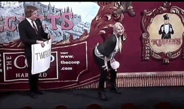 Helen Mirren twerking 2014