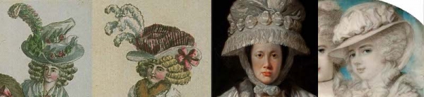 1780s hats