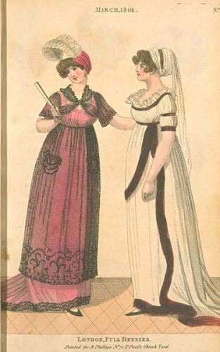 Fashions of London and Paris - 1801 - Full dress