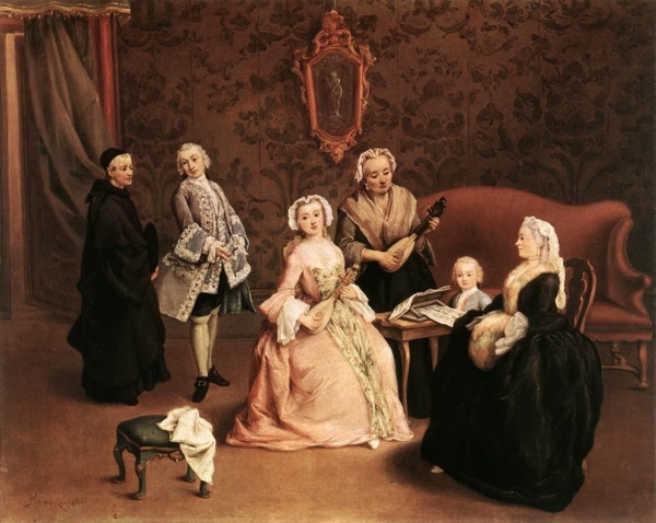 “The Little Concert” by Pietro Longhi, 1746