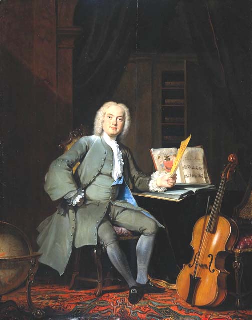 Portrait of a Member of the Van der Mersch Family by Cornelis Troost, 1736
