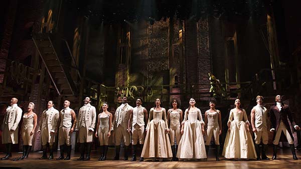 Hamilton musical Broadway
