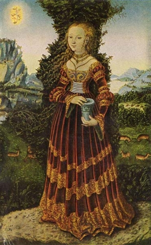 Mary Magdalen, Lucas Cranach the Elder, 1520s