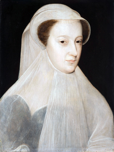 1560 - Mary, Queen of Scots, by François Clouet, the Royal Collection.