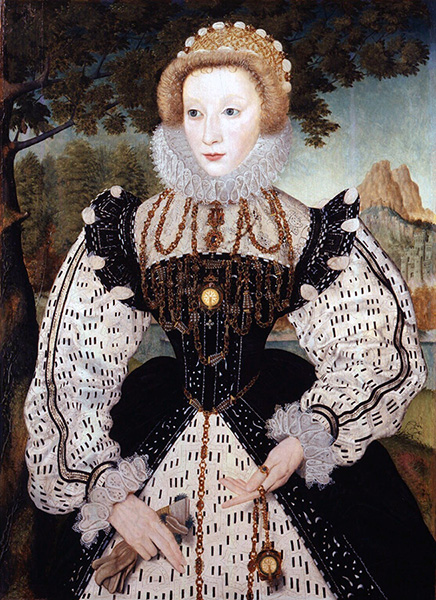 1570 - portrait by unknown artist from National Portait Gallery