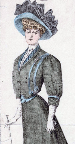 1907 - La Moda Elegante Ilustrada fashion plate