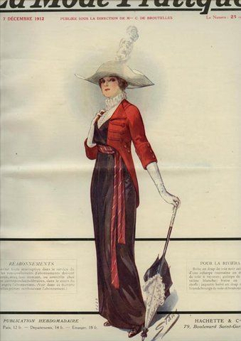 1912 - La Mode Illustre magazine