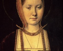 1514 - Catherine of Aragon by Michel Sittow via Wikimedia Commons