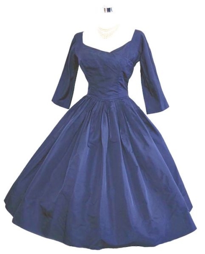 Vintage dress, probably 1950s.