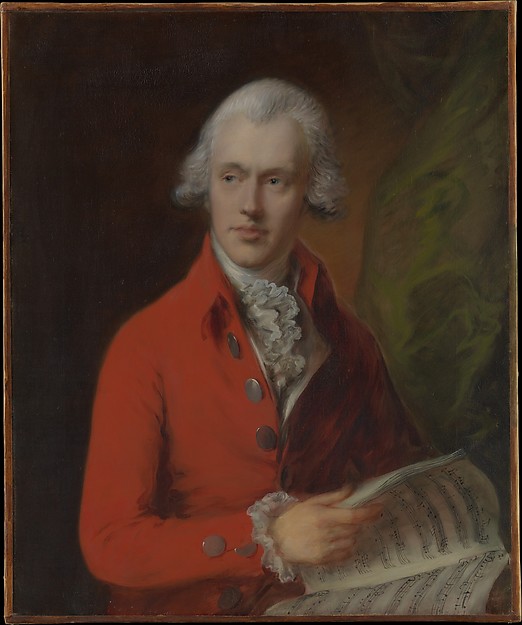 Charles Rousseau Burney by Thomas Gainsborough, c. 1780, Metropolitan Museum of Art