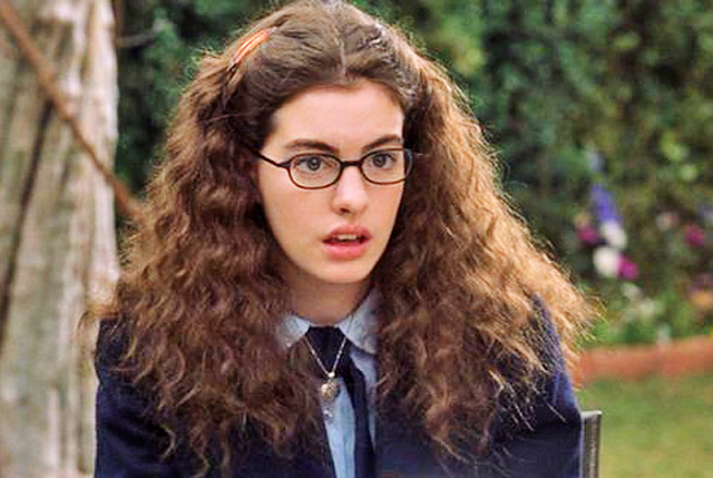 Anne Hathaway in "The Princess Diaries"